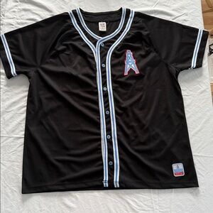 Tennessee Oilers Black Jersey Ten 60 EST size XL NWT